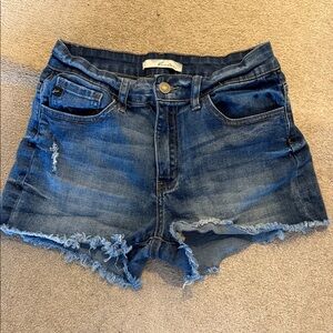 KanCan Distressed Blue Jean Shorts